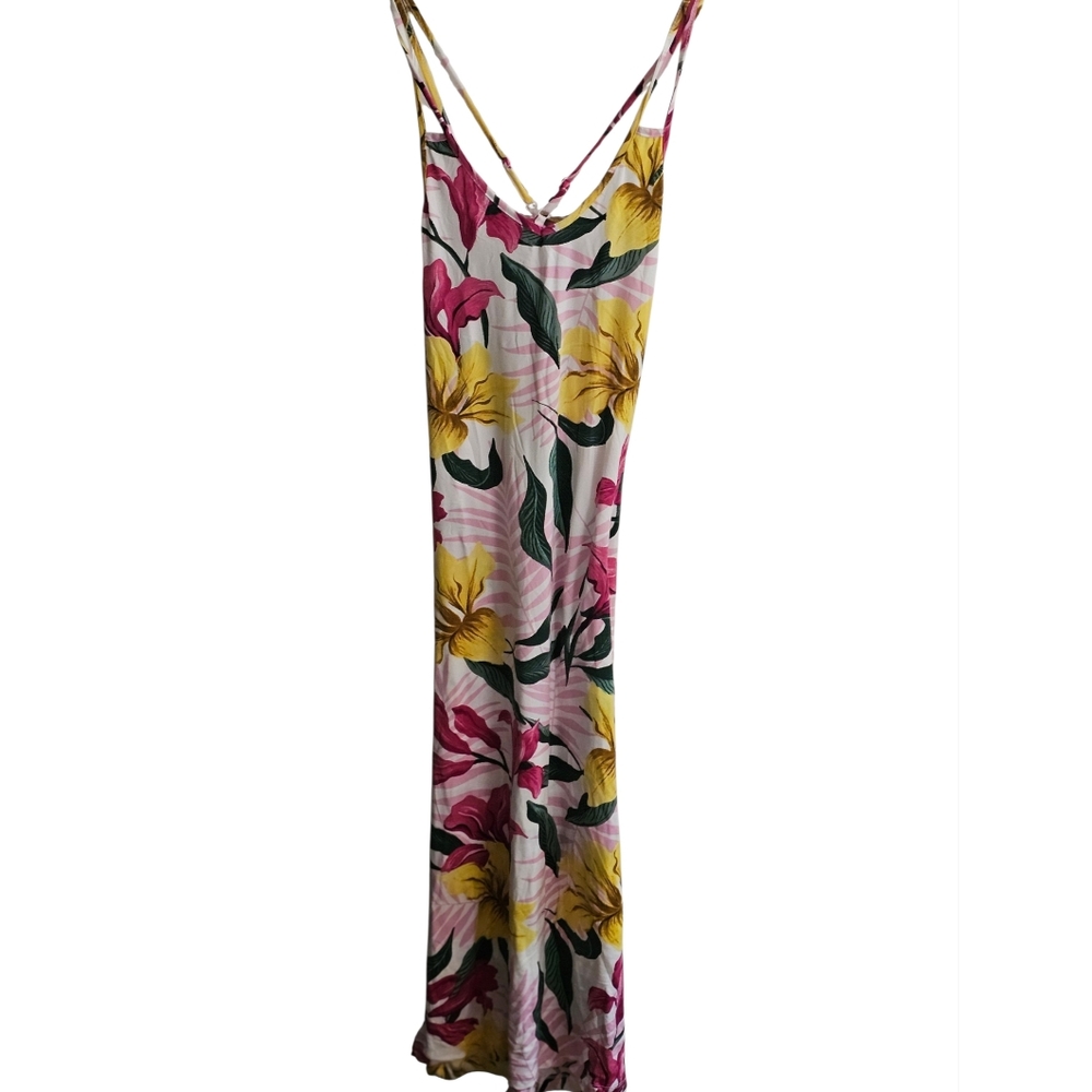Love By Chelsey Lost Paradise Floral NWOT Tropical Maxi DressDescription